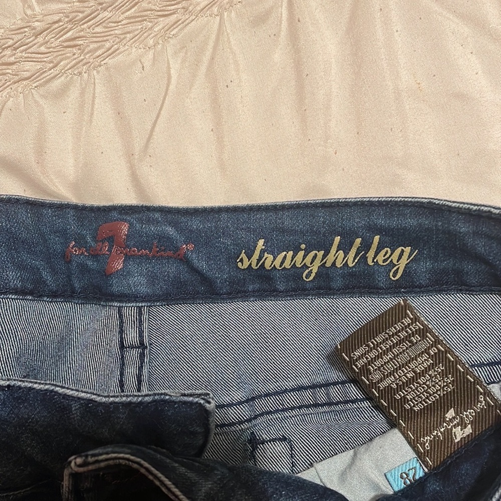 new 7 for all mankind straight leg jeans